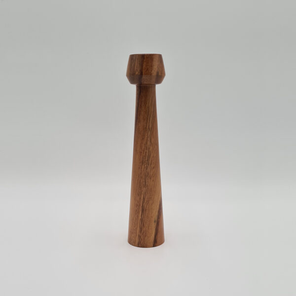 Akácfa gyertyatartó - gomba alakú -25 cm magas