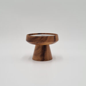 Akácfa gyertyatartó - gomba alakú -7 cm magas