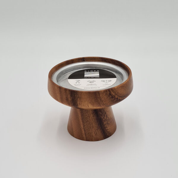 Akácfa gyertyatartó - gomba alakú -7 cm magas